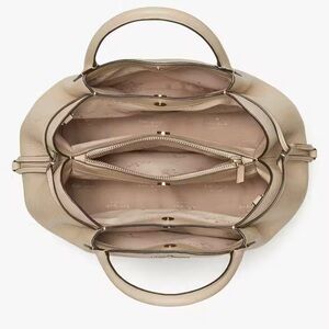 Kate Spade Beige Leather Tote Bag